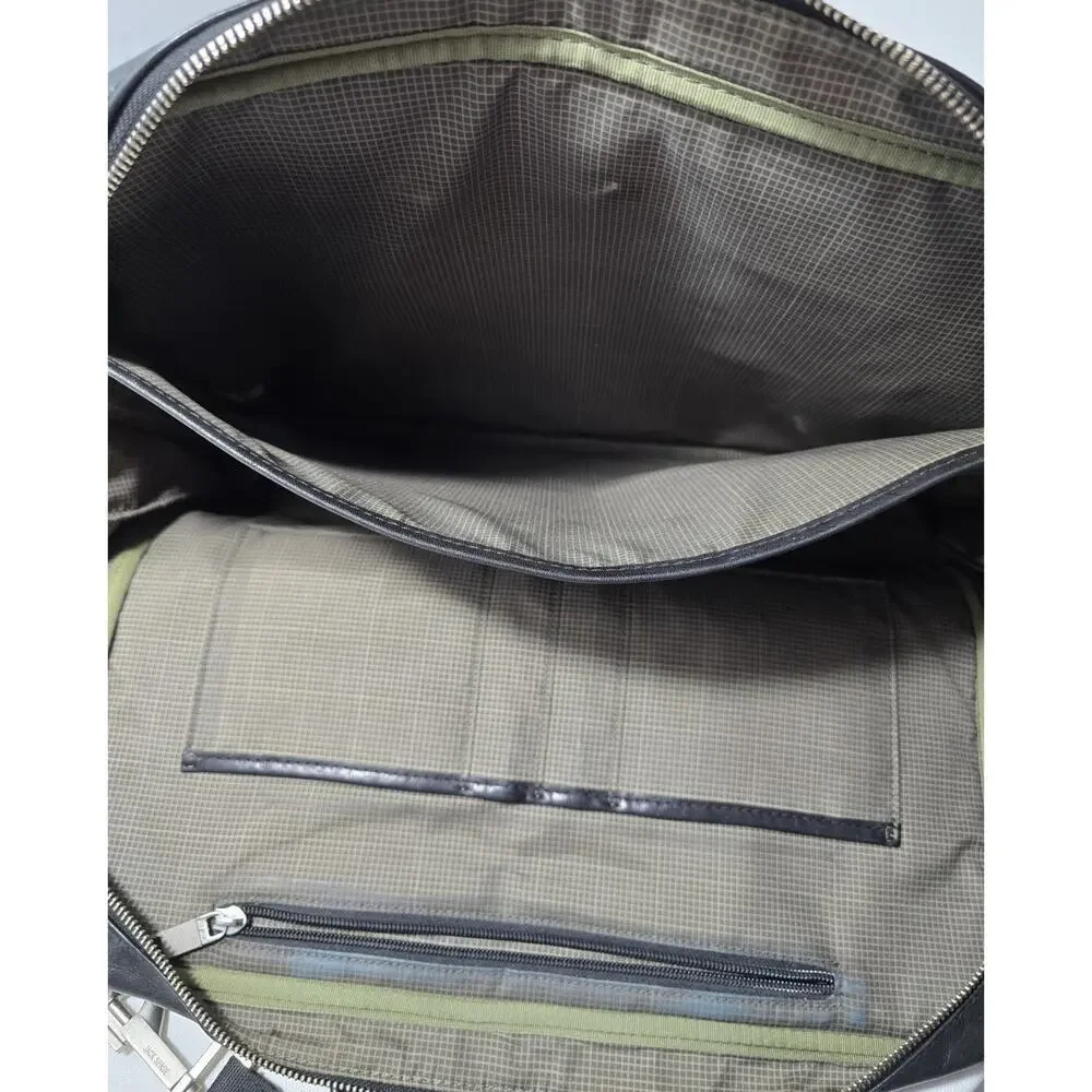 JACK SPADE FILE Laptop Bag Black Fulton Leather Briefcase MSRP $468 - Picture 14 of 16